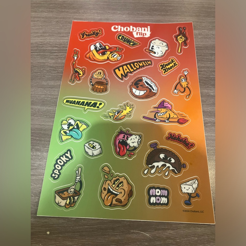 Chobani stickers 🎃  👻